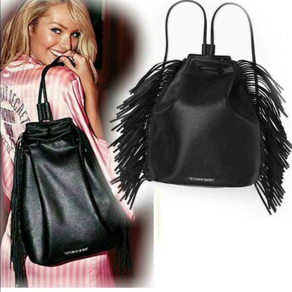 NEW VS Fringe Backpack Fashion Show💋